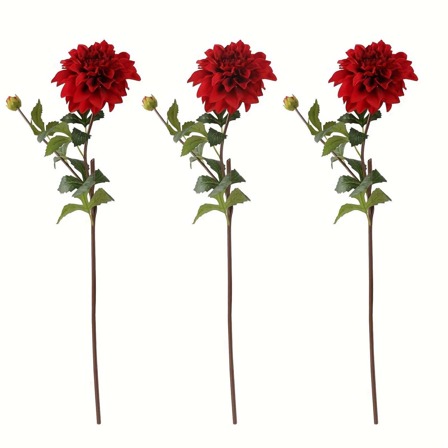 Boho Style Artificial Dahlia Flowers Swag, 1/3pcs Lifelike Plastic Floral Decor, Versatile Arrangements for Wedding, Engagement, Bridal Shower, Birthday, Anniversary, Holiday Decor - Christmas, Halloween, Easter, Hanukkah, Thanksgiving
