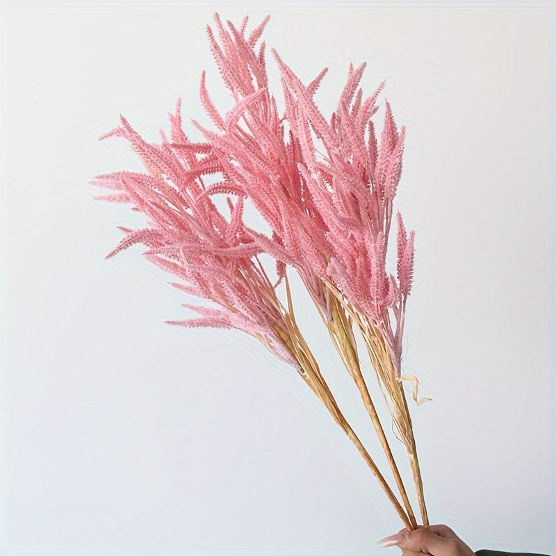 5pcs, Artificial Reeds Vase Decoration, Home Kitchen Bohemian Decoration, Wedding Holiday Mother&