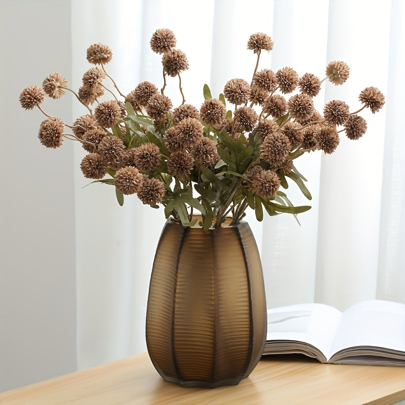 6pcs Dandelion Artificial Flower Bouquet - Perfect for Weddings, Engagements, Showers &amp; More - Versatile Home Decor for All Seasons