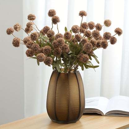 6pcs Dandelion Artificial Flower Bouquet - Perfect for Weddings, Engagements, Showers &amp; More - Versatile Home Decor for All Seasons