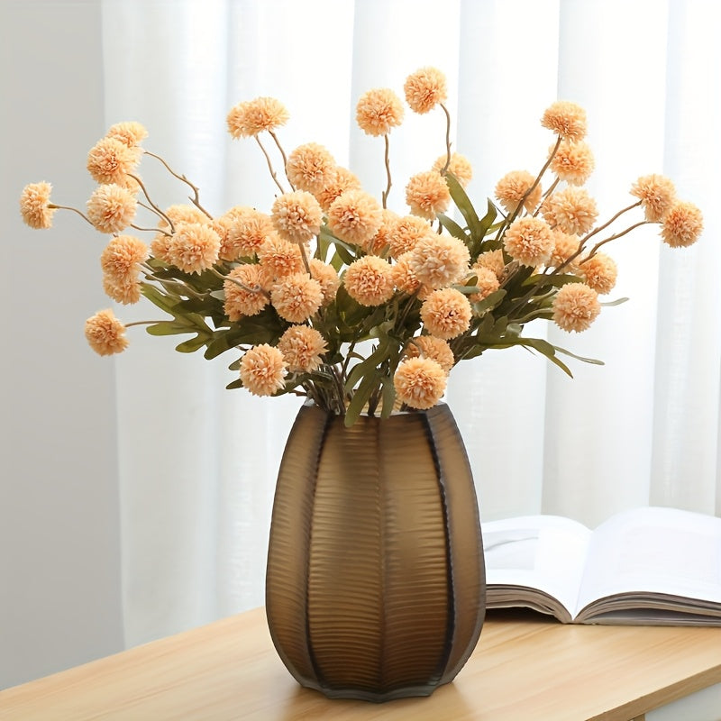 6pcs Dandelion Artificial Flower Bouquet - Perfect for Weddings, Engagements, Showers &amp; More - Versatile Home Decor for All Seasons