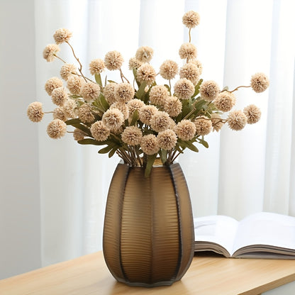 6pcs Dandelion Artificial Flower Bouquet - Perfect for Weddings, Engagements, Showers &amp; More - Versatile Home Decor for All Seasons
