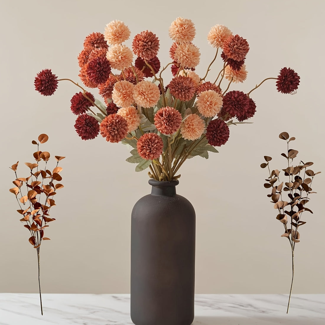 6pcs Dandelion Artificial Flower Bouquet - Perfect for Weddings, Engagements, Showers &amp; More - Versatile Home Decor for All Seasons