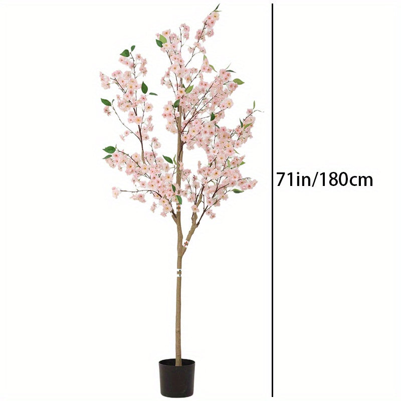 71in Lifelike Cherry Blossom Tree - Perfect for Home, Office, Wedding &amp; Festival Decor